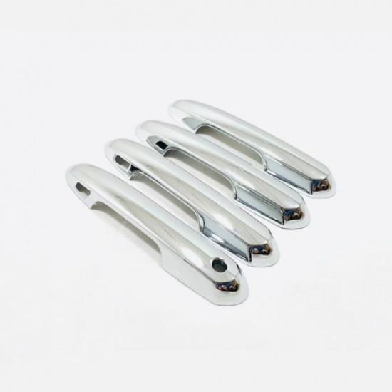 For - Toyota Highlander ABS Chrome Car Door Handles Cover Trim 4 Pcs