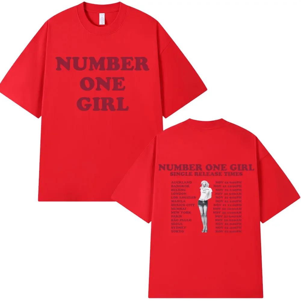 Ros Number One Girl T Shirt Unisex Unisex Clothing Harajuku Tshirt Y2k Unisex High Quality Cotton Short Sleeve Tee Shirt Fans Gift