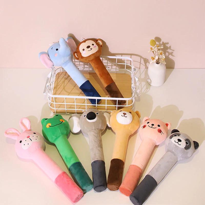 Cartoon Cute Animal Massage Hammer Creative Plush Toy Knock Back Back Knock Back Stick Plush Animal Shape