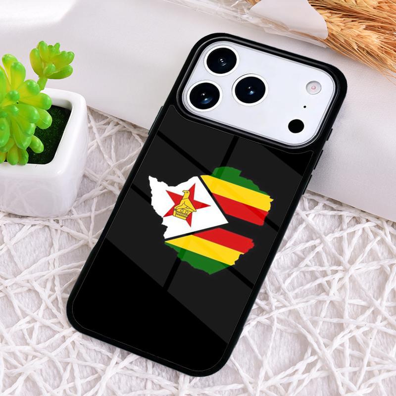Zimbabwe Flag Shockproof Phone Case for iPhone 17 Air 16e 15 11 12 14 13 Pro Max Cover Coque