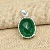 Green Onyx Gemstone 926 Sterling Silver Handmade Jewelry Pendant For Women Christmas Gift