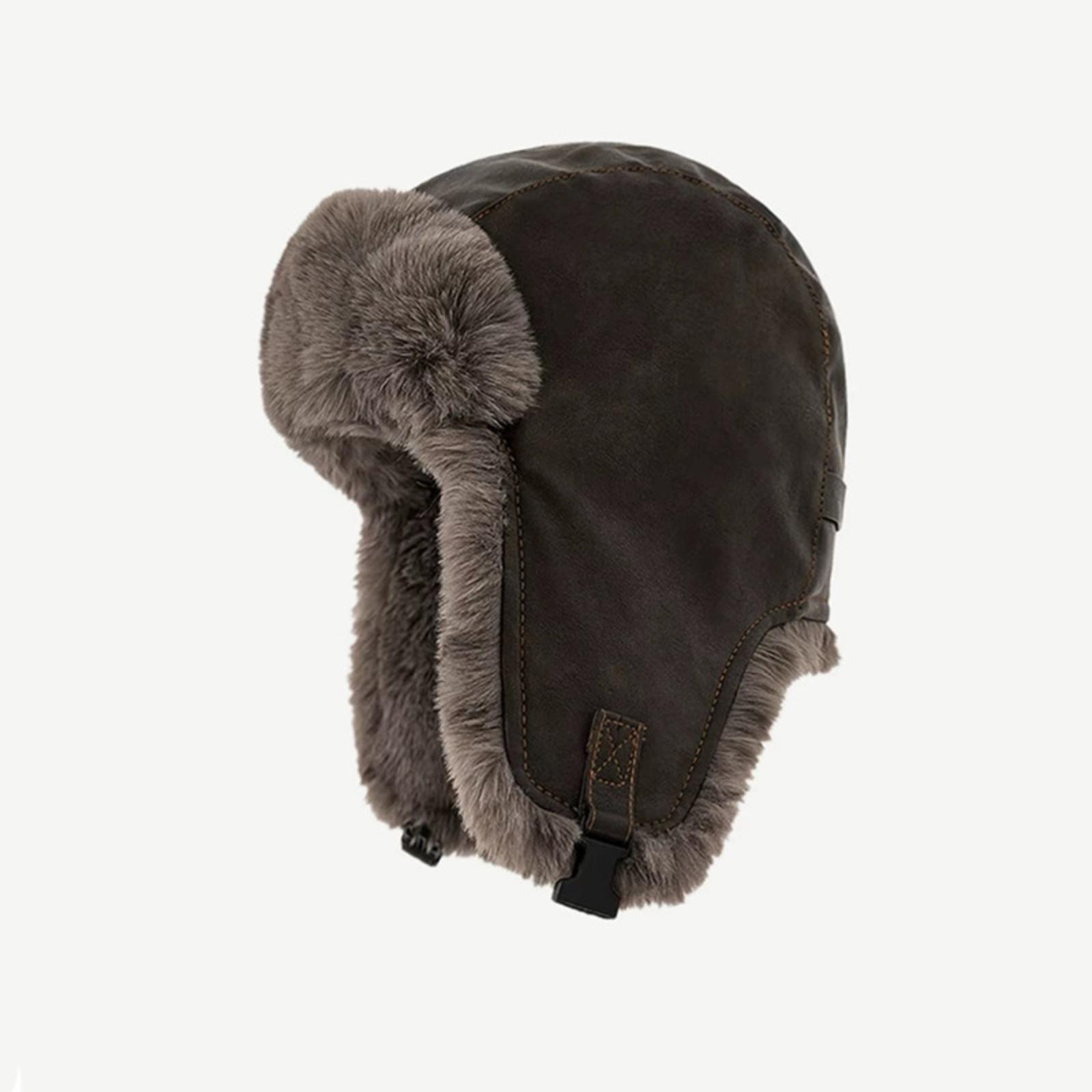 

Зимняя теплая шапка из плотного хлопка, закрывающая уши, для езды на электровелосипеде, защищающая от холода, для катания на лыжах, шапка-авиатор One Size