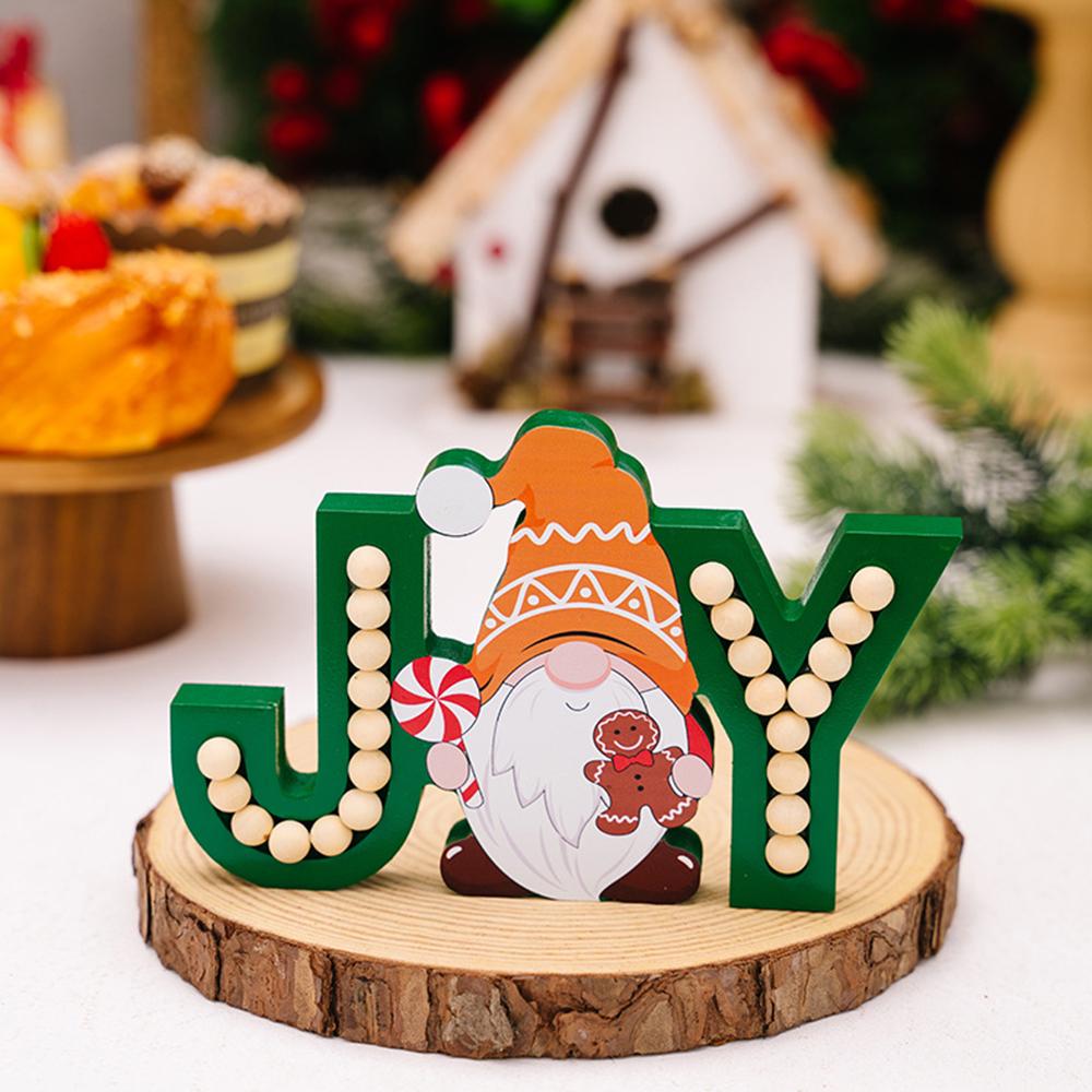 

Runtowo JOY Деревянное украшение «Пряничный человечек», Веселый Рождественский декор для дома, Подарки на Рождество Navidad 2025, Новый год 2026