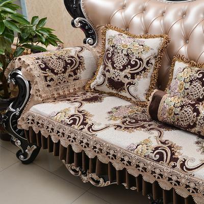 Sofabezug, europäischer Jacquard-Stoff, rutschfeste Sofabezüge, Wohnzimmer-Couchbezug, Schonbezüge, Spitze, Sofaschutz, Heimdekoration