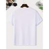 Men'S Casual Fashion Short Sleeve T-Shirt with Muscle Duck Graphic Print,Regular Fit Round Neck, Stretchy Summer Tee for Casual Attire