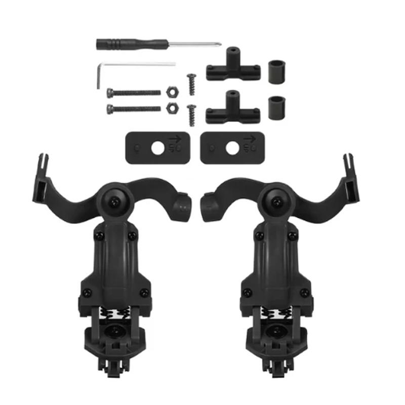 Horký prodej Střelecká náhlavní souprava Držák Sada Rotace Adaptér na lištu helmy Vhodný pro OPS Core ARC a Team Wendy M-LOK Lišta Montáž sluchátek