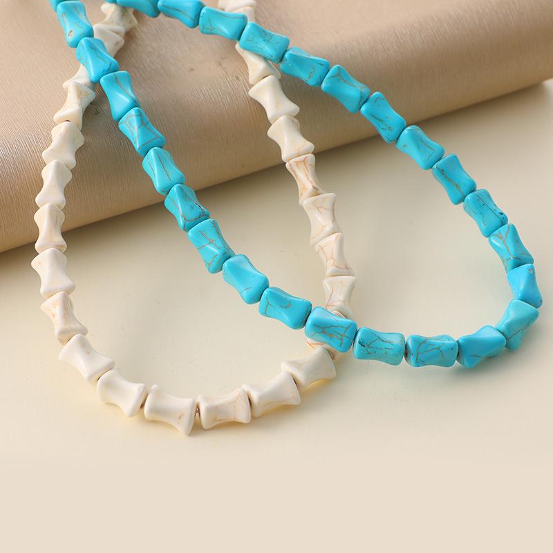 Imitation White Pine Beaded Loose Beads for DIY Jewelry: Handmade Earrings, Bracelets, Necklaces.