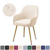 Spandex High Arm Chair Cover  Elastic Solid Color Dining Chair Slipcover Removable Seat Protector for Wedding Hotel Home Decor