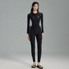 Women's One-Piece Long Sleeve Wetsuit with Sun Protection - Plus Size Snorkeling & Surfing Jellyfish Suit