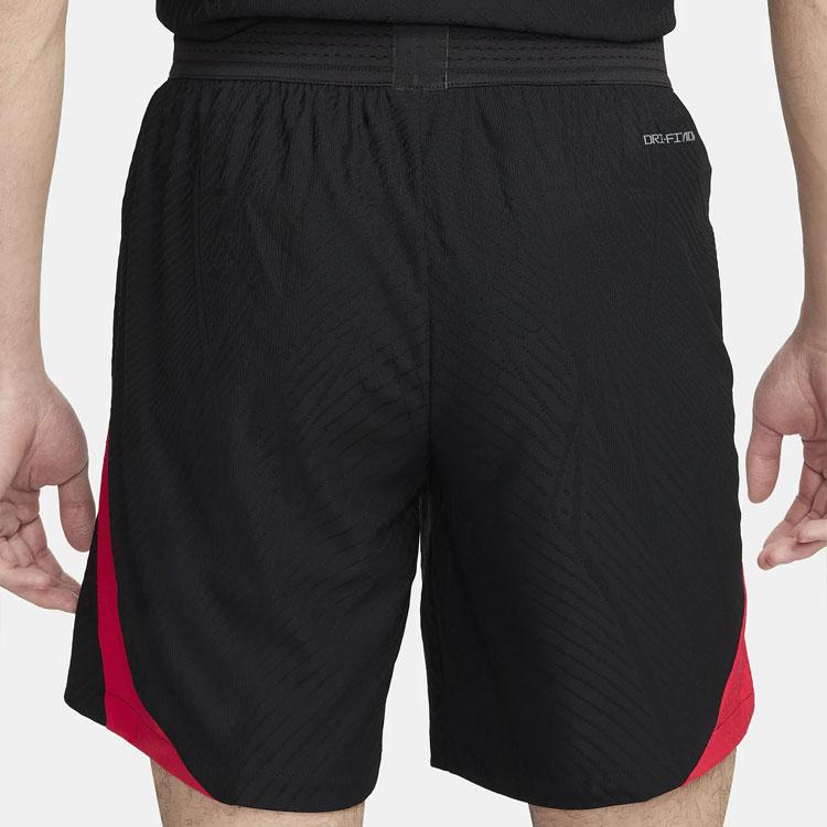Nike Logo Pattern Printed Color Block Knitted Football Shorts Men Shorts Black DH5283-010