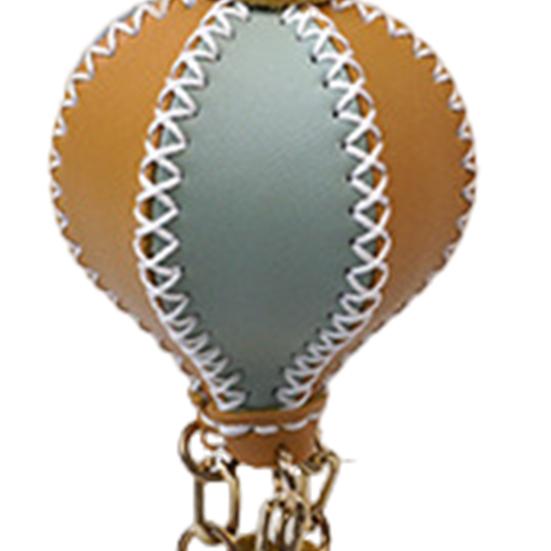 DIY Faux Leather Craft Kit Handmade Hot Air Balloon Keychain