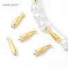 Bead Separators 18K Gold Plated Fish Shape Bracelet Beads Spacer Beads,Jewelry Making Beads,DIY Necklace Making Accessories