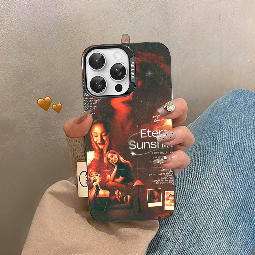 Pop Singer A-Ariana G-Grande Phone Case For IPhone 17 16 15 14 13 12 11 Pro Max Plus Pro Colorful Shell