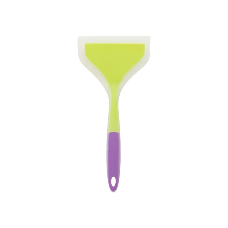 

Silicone Pancake Spatula Nonstick Pan Spatula Frying Pan Spatula Omelette Spatula Tamagoyaki Shovel Shovel Fish Spatula Cookware Yellow purple