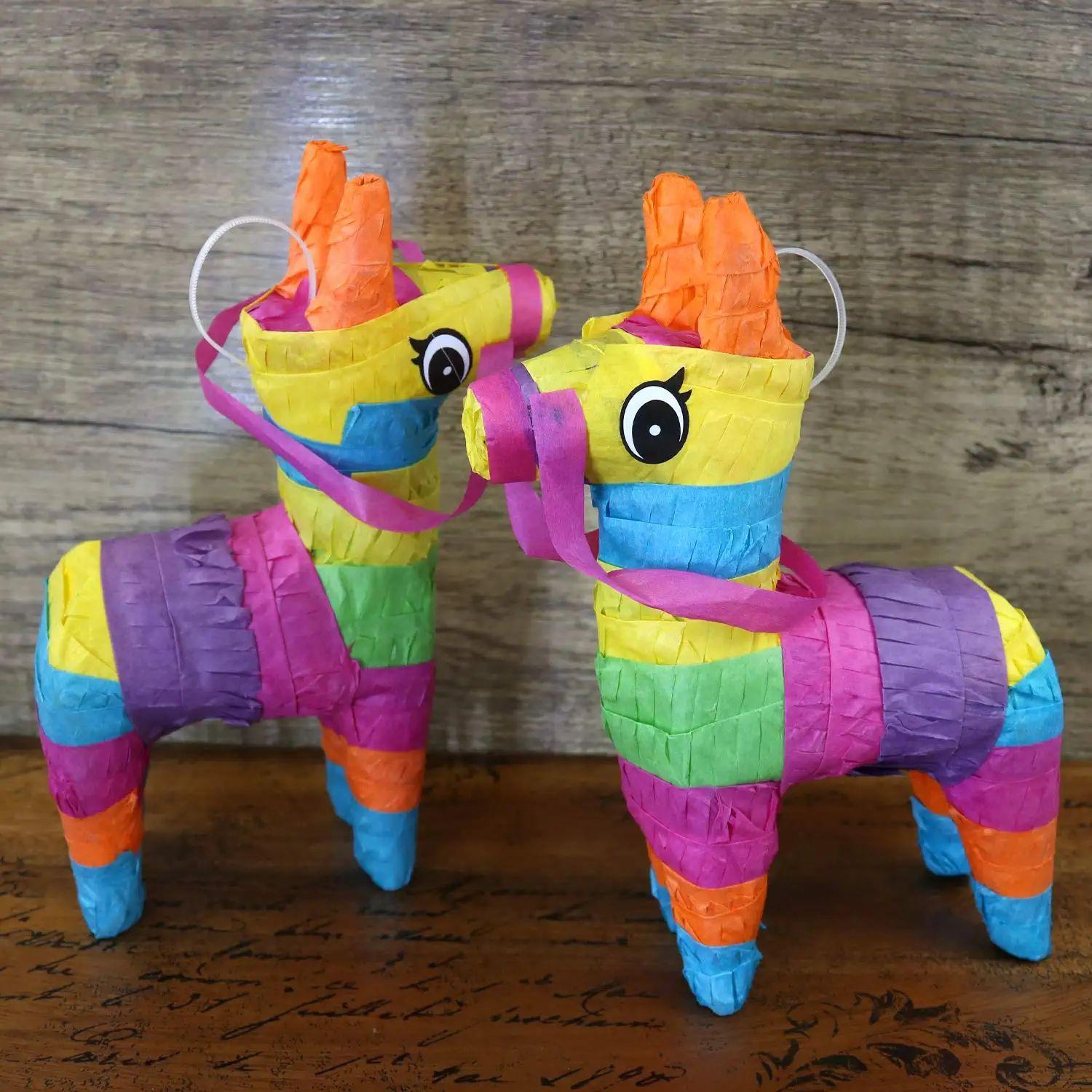 Mini Donkey Pinata Carnival Party Decoration Children s Birthday Candy Smashing Game Props Pinata Party Theme Prop Supplies