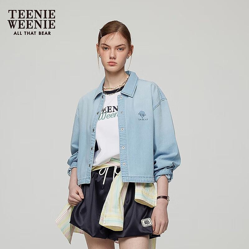 Teenie Weenie Women s Gradient Denim Long Sleeve Shirt M