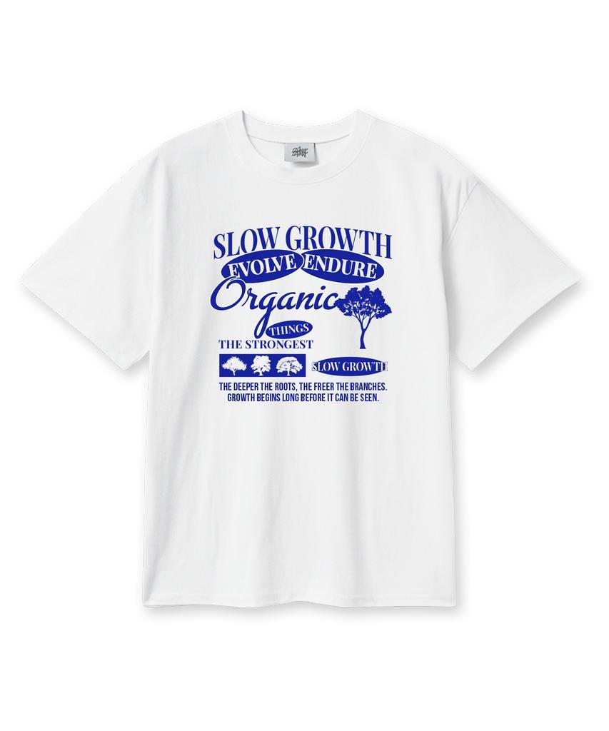 Leijimeli Slowthings 20-Count Cotton Oversized Short Sleeve T-Shirt White