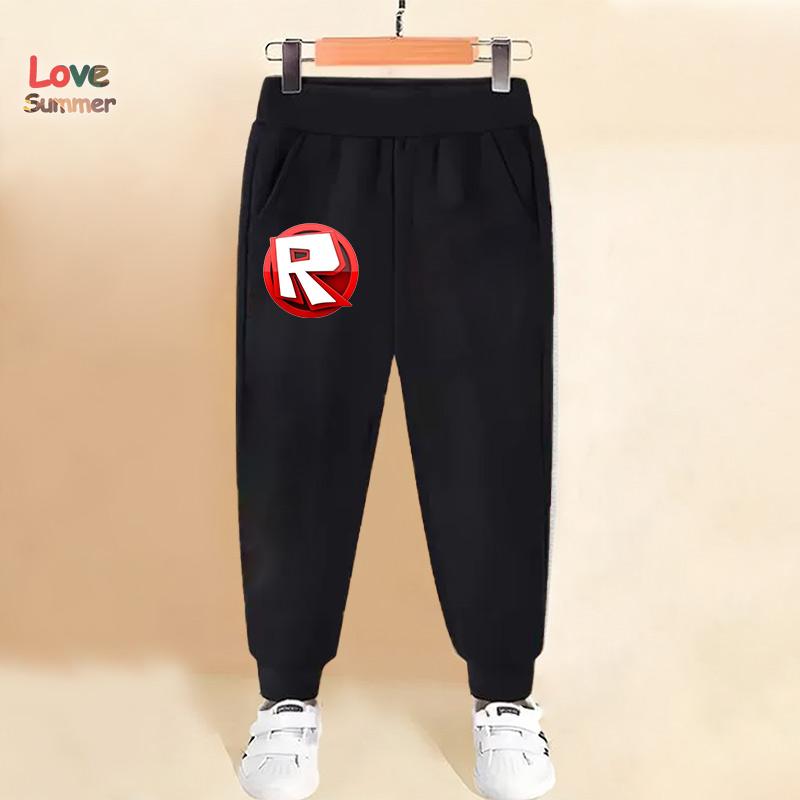 Jungenhosen Roblox Kinderhosen Heißes Spiel Print Hosen für Kinder Jogginghosen Lässige Kinderkleidung 4-14 Jahre Geburtstagsgeschenk