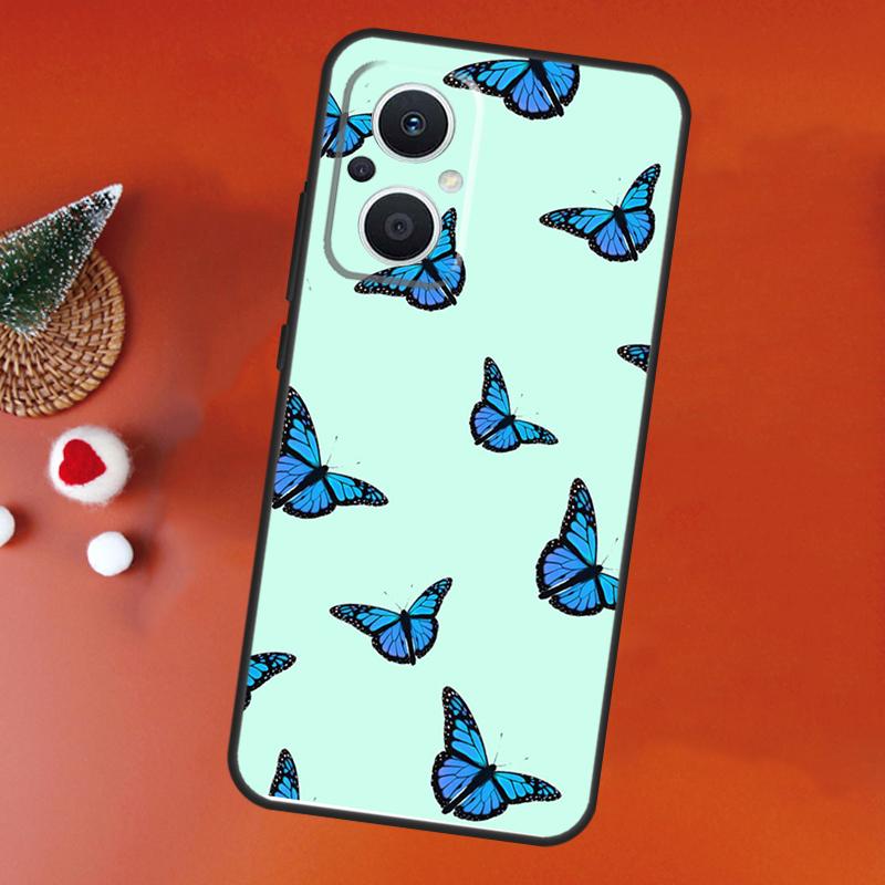 Cute Butterfly Case For OPPO Find X9 X5 X6 X8 Pro OPPO Reno 14F 13F 12F 11F 10 12 13 14 Pro 7 8 Lite Cover