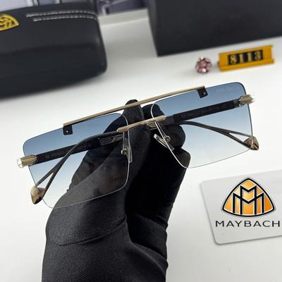 MAYBACH Luxury Brand Sunglasses for Men and Women Classic Sun Glasses High Quality Eyewears Pilot Goggle UV 400 Protection 81131
