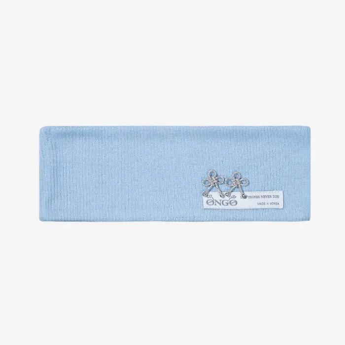 TWIN KNOT HAIRBAND [Sky]
