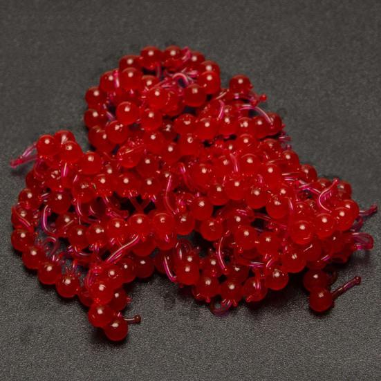 400Pcs/Box Fishing Float Ball Mini Soft TPR Hook Lure Ball Bionic Tadpole