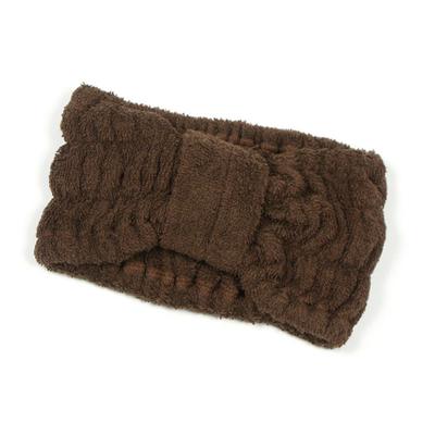 Imabari Towel Hairband Pile (Mocha)