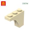 Non-Toxic 78Pcs/Lot 3307W Half Arch Building Block Moc Accessories Compatible With Bricks Diy Children Toys Construction Gift Box