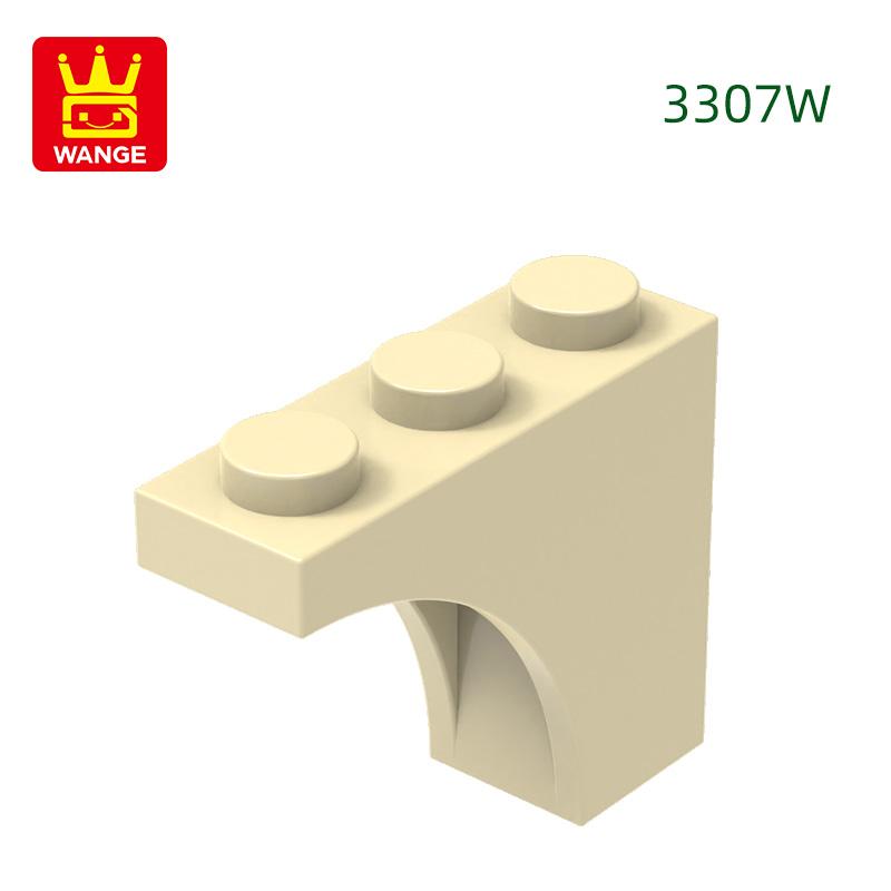 Non-Toxic 78Pcs/Lot 3307W Half Arch Building Block Moc Accessories Compatible With Bricks Diy Children Toys Construction Gift Box