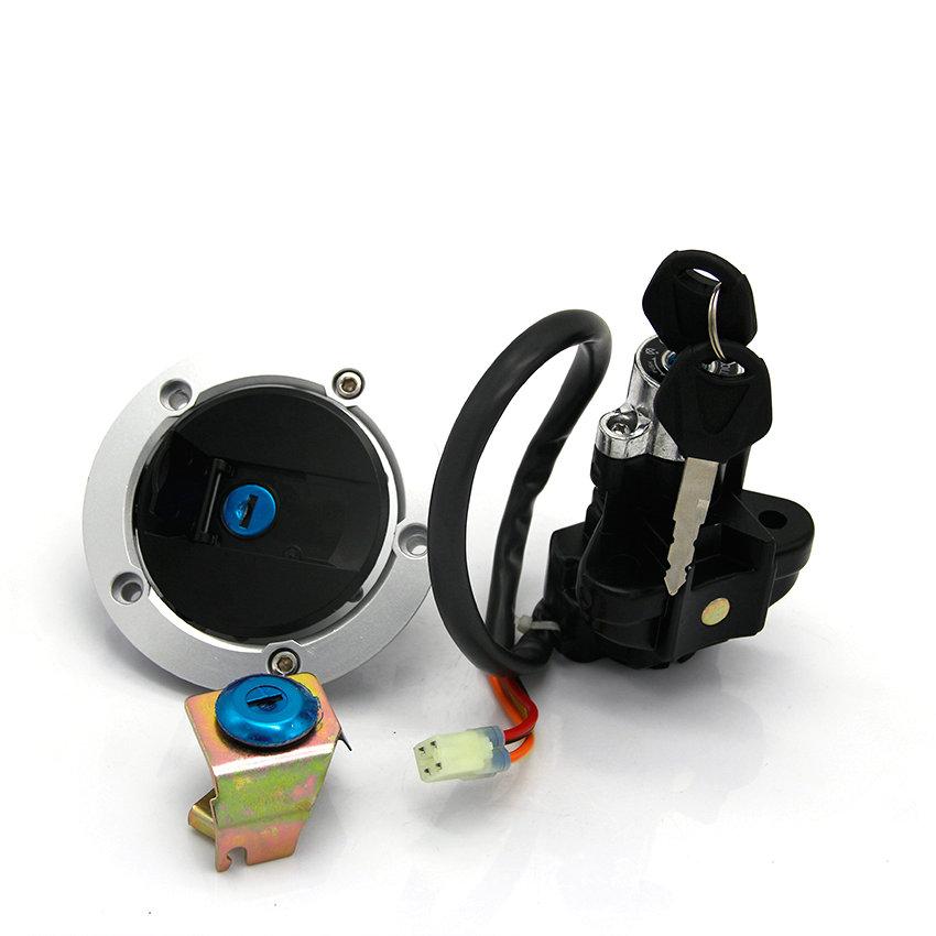Motorcycle Ignition Key Switch Fuel Gas Cap Seat Lock Kit For Suzuki SV650 SV650A ABS SV650SF SV650S OEM:37000-16891 37000-16890