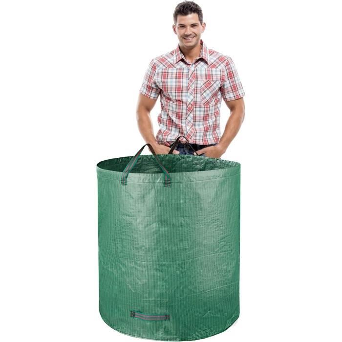 Sacs de jardin - gardenmate - lot de 5 - 500l - indéchirables - hydrofuges