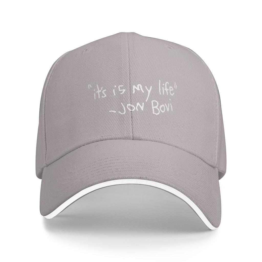 BBons Jovis Its is My Life Baseball Cap Classic UnisexTeens Hip Hop Hats Sun Print Outdoor Sport Baseball Caps Gift Idea