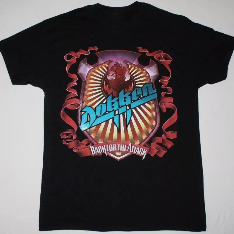 Collection DOKKEN BACK FOR THE ATTACK Black Men S-234XL T-shirt Unisex T-Shirt S