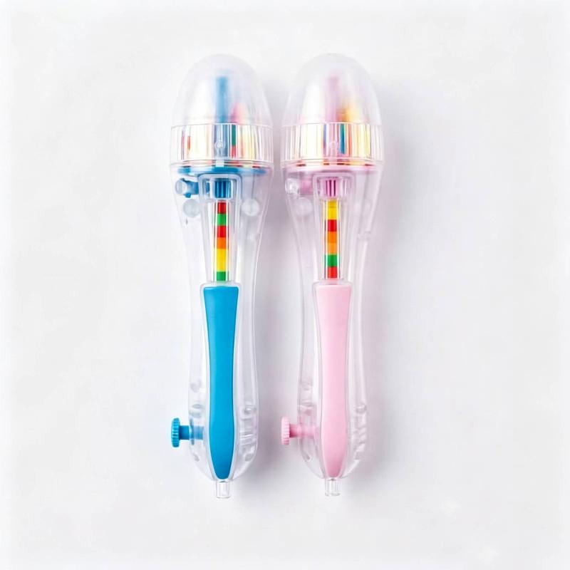 1Pcs Push Type Automatic Bead Pen Ergonomic Design Fuse Bead Tool for Perler Beads DIY Craft Home Hobby Use