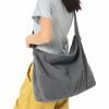 Lazy Wind Large Capacity Messenger Bag Washed Canvas Bag Retro Wear-resistant Shoulder Bag Women's Class Book Backpack
