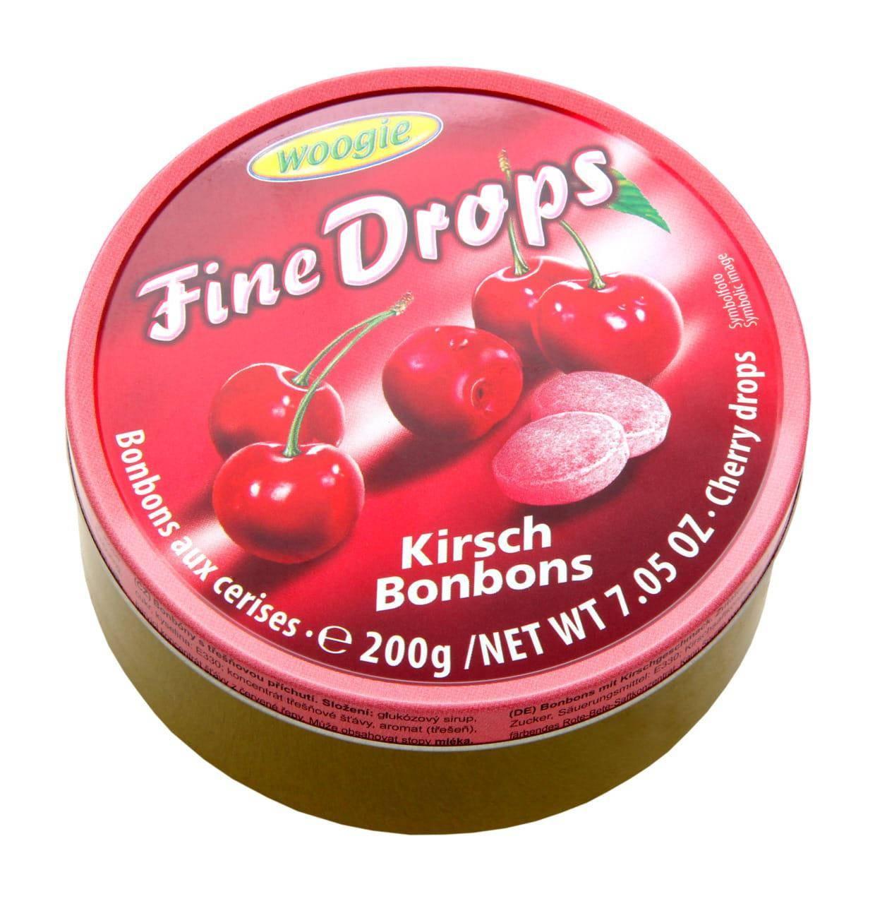 SuperMerchantEU Woogie Kersen Hard Snoep In Blik 200g