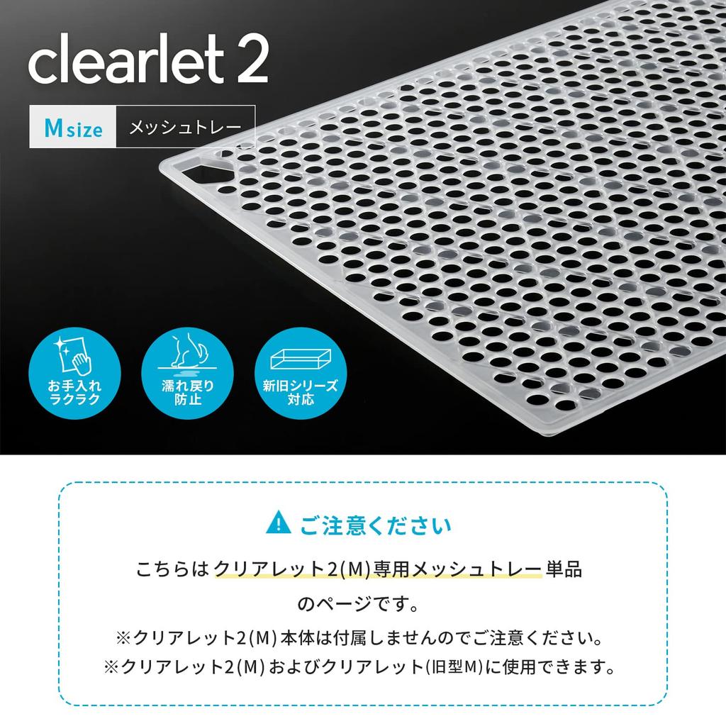 OFT Clearlet 2M Mesh Tray, Round Hole Type