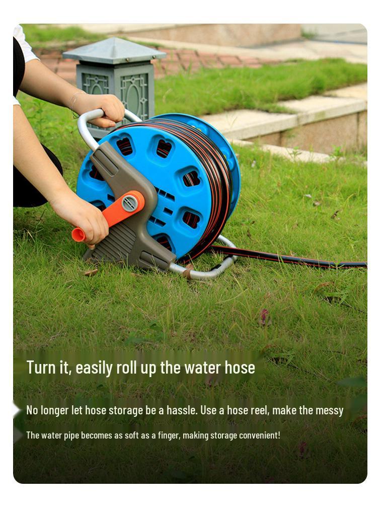 Garden Hose Reel - 30m Easy Storage, Hot Seller, Customizable Colors