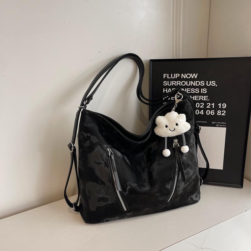 Casual Commuter Tote Bag Women's Large-capacity Bag New Single Shoulder Crossbody Multi-purpose Backpack
