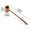 Bamboo Scoop Ergonomic Long Handle Tea Ceremony Accessory Easy to Clean for Home Kitchen