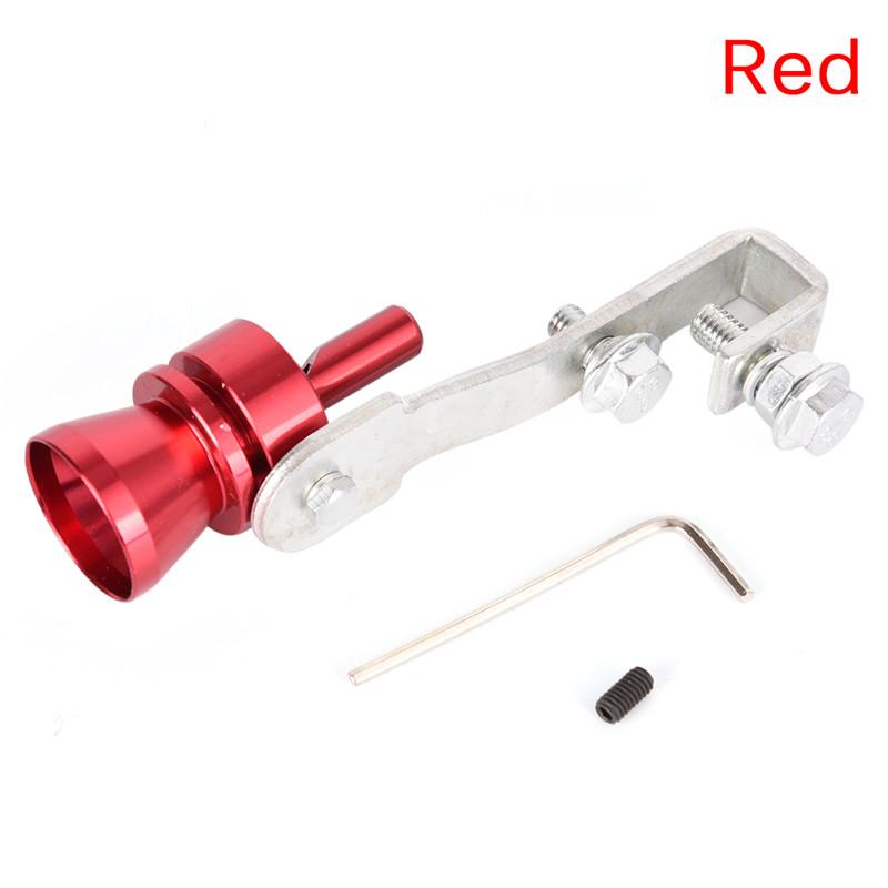 Motorbike Car Exhaust Fake Turbo Whistle Pipe Sound Muffler Blow Off Valve Universal Simulator Whistler