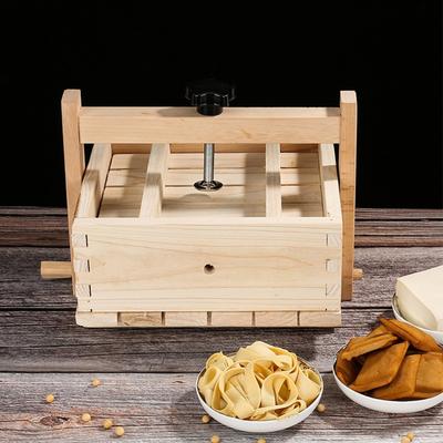 KX4B DIY Holzpressformen-Sets für hausgemachten Käse und Tofu, Quark-Kochwerkzeuge, Küchenzubehör, Sojabohnen-Entfernungsvorrichtung