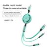 Car Interior 3 In 1 Charging Charger Cable Micro Type-C USB Hubcap Cover For Mercedes Benz AMG GLC GLE CLA W204 W205 W206 W211 VF6
