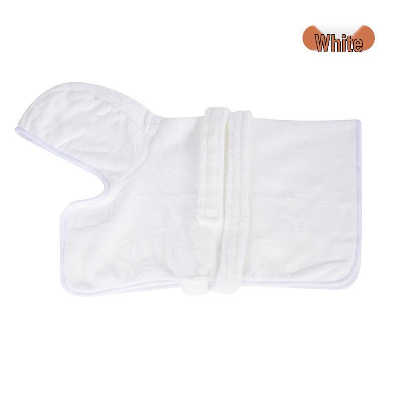 

Pet Bath Towel: Quick-Drying, Absorbent Robe for Dogs & Cats Small белый