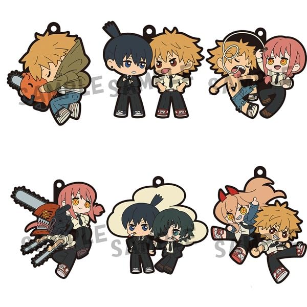 MegaHouse Rubber Mascot Buddy Collection Chainsaw Man 65mm PVC [Resale] (BOX) Approx.