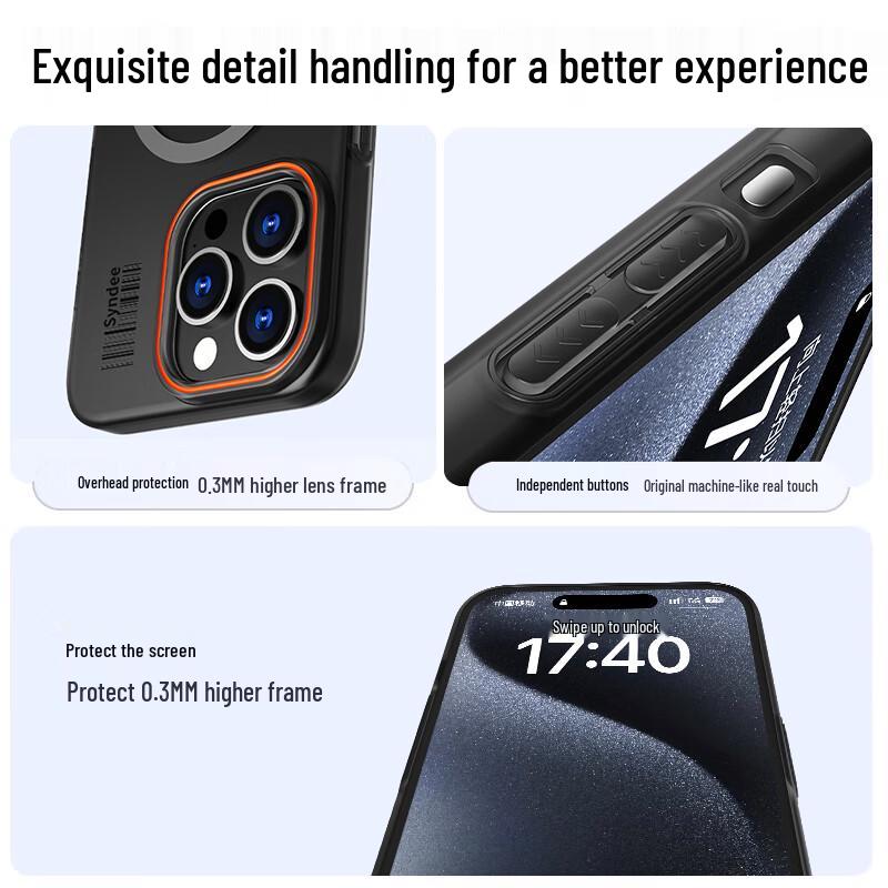 Magnetic Frosted Slim Protective Case for iPhone