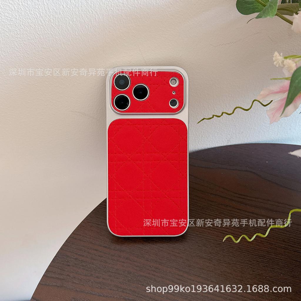 Rhombus Protective Case Is Suitable for iPhone17promax Anti-drop Apple Mobile Phone Case, Which Is Dedicated To iPhone17.
