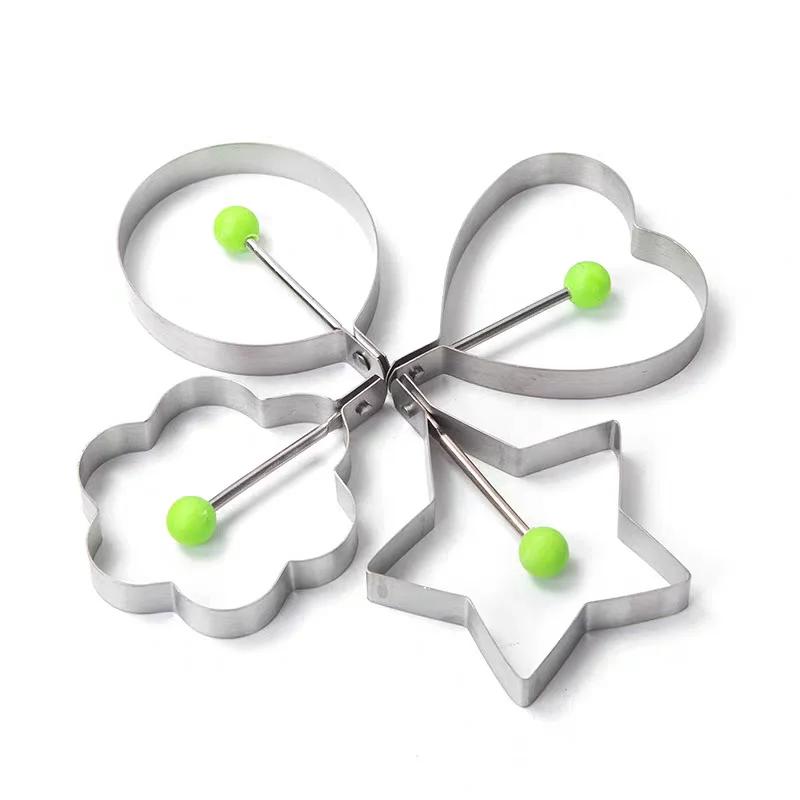 Nerezová forma na omelety Tvořítko Láska Hvězda Medvěd Květina Forma na smažená vejce Tvarovač palačinek Vaření Pečení Nástroje Kuchyňské doplňky