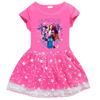 4 Color Kids Girls Kpop Mira Zoey Rumi Hunters Printed Mesh Dress