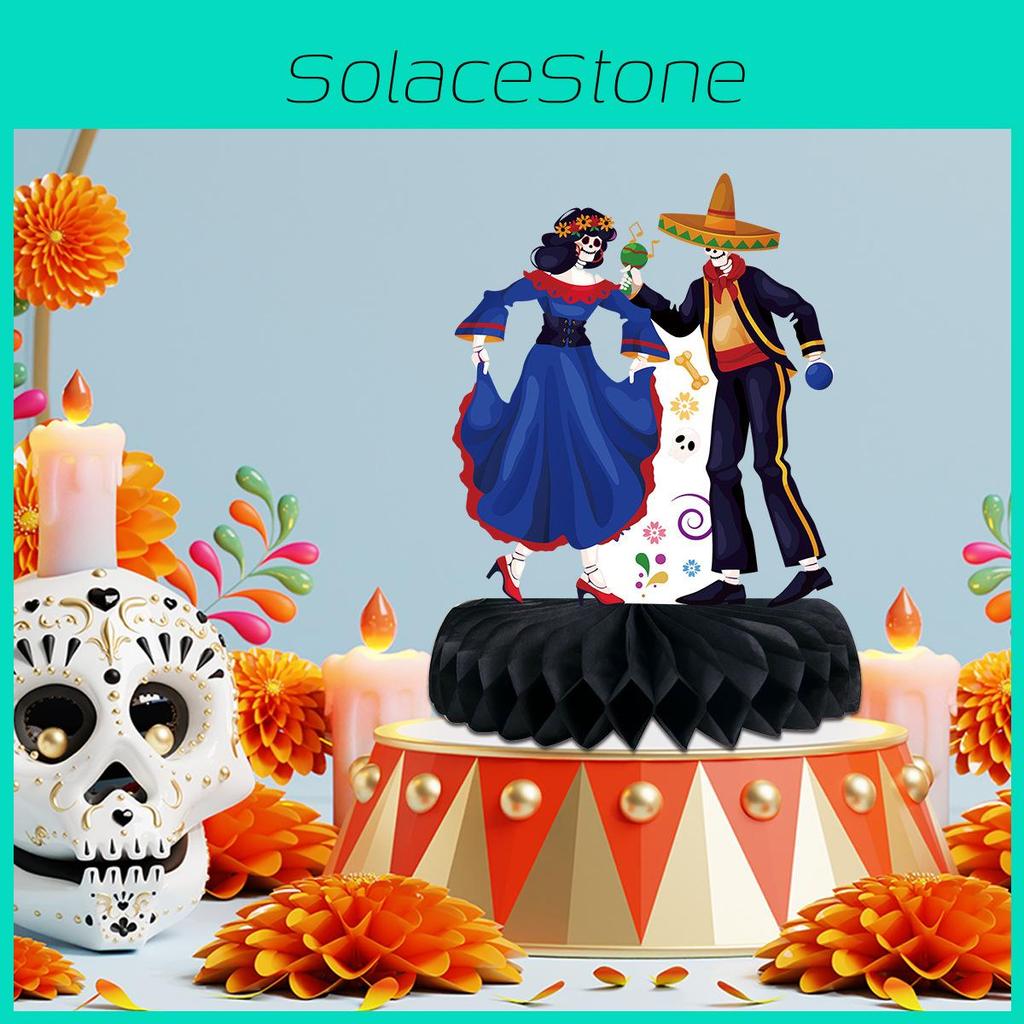 The Of Day Dead Themed Skull Pattern Party Desktop Paper Decoration Ornament